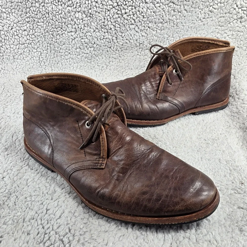 Timberland Boot Co Wodehouse Lost History Chukka 75509 Brown Mens Sz 8 Leather